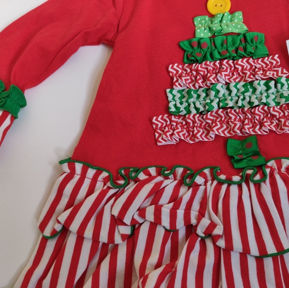 ✨NWT✨Girls Christmas Tree leggings - Picture 3 of 5